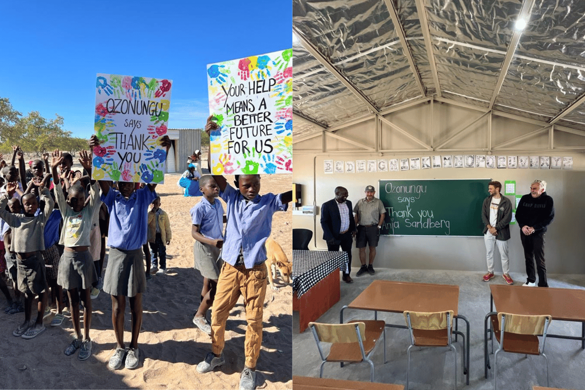 Sandberg Estates finanziert eine Schule in Namibia