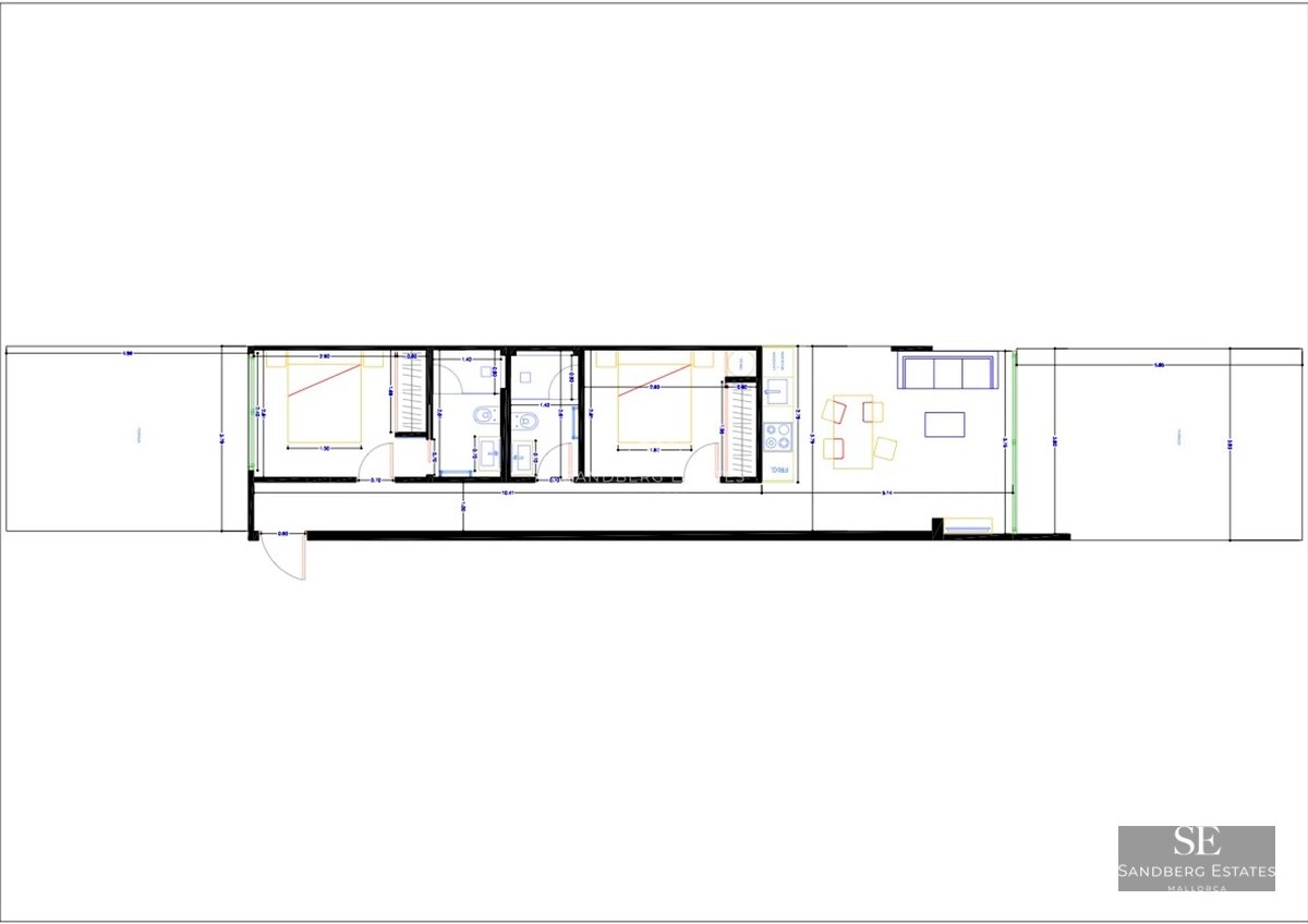 Spacious terrace with pool and panoramic views. Modern design, stylish furniture. Ideal for relaxation and entertaining.