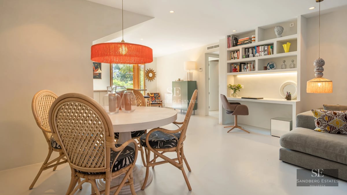 Spacious terrace with infinity pool and panoramic views. Modern architecture with clean lines and high-quality materials.