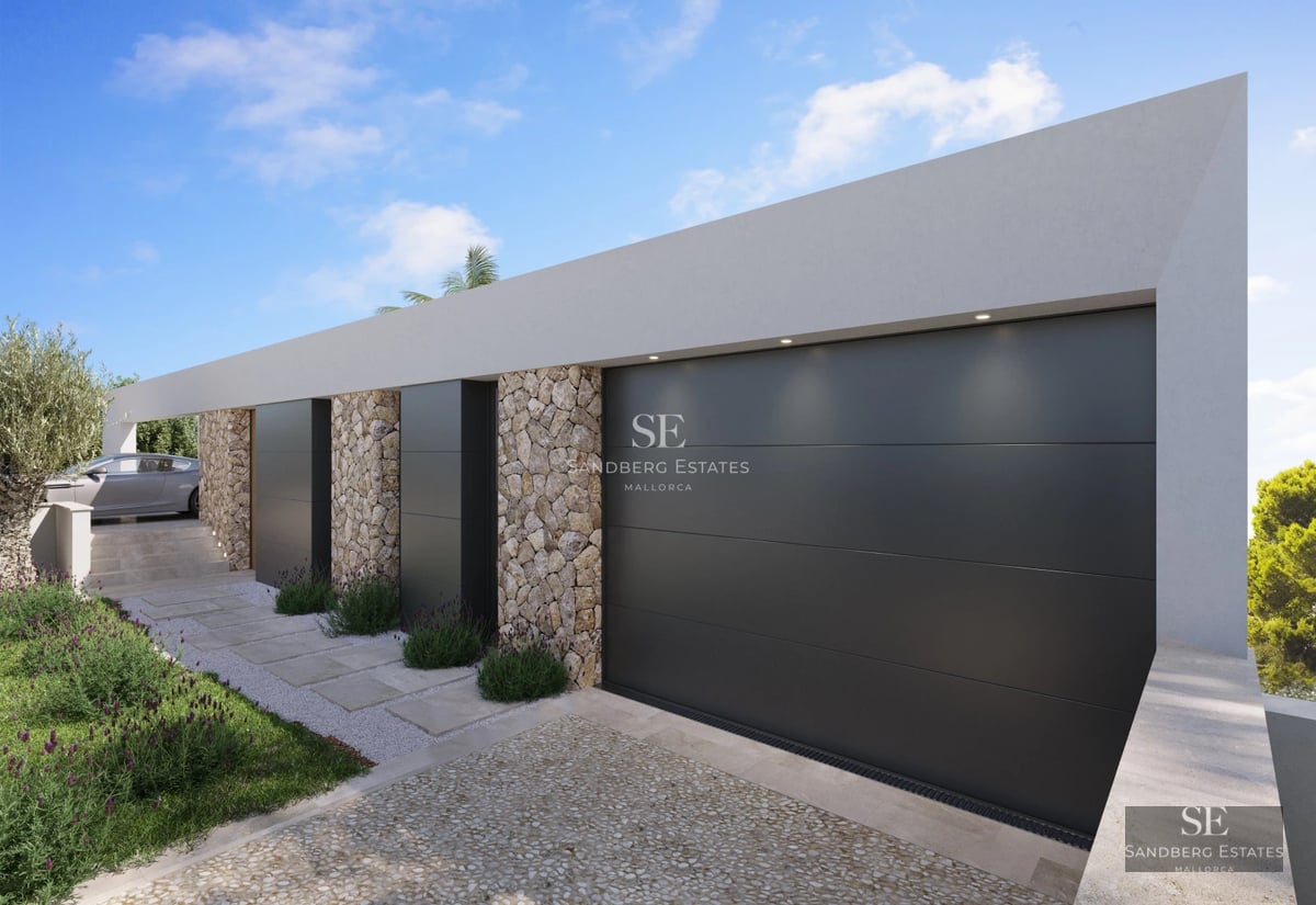 Bright living room with floor-to-ceiling windows, sea view and terrace. Modern design with elegant furniture and warm touches. Direct terrace access.