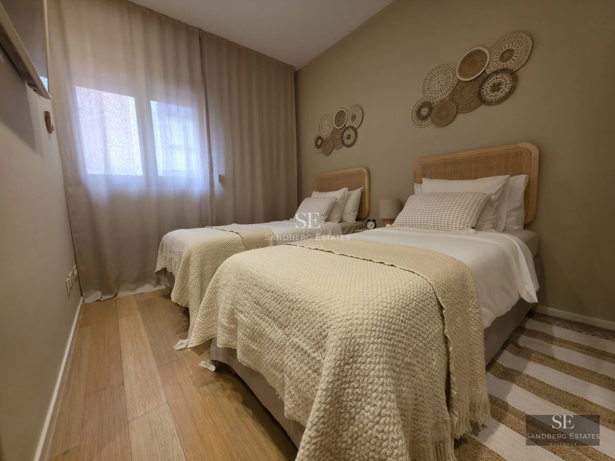 Exterior view of a modern villa with pool, lush gardens and a sunny terrace. Minimalist architecture, clean lines, peaceful environment.