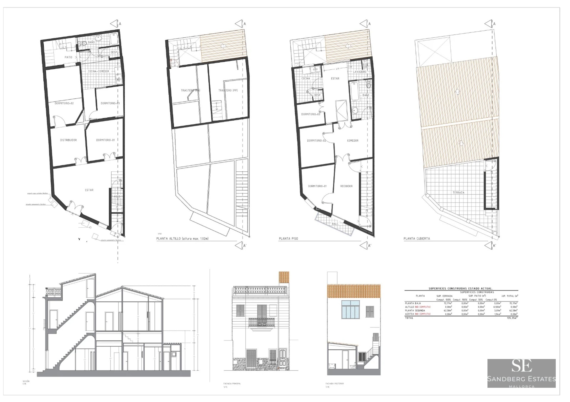 Exterior of a modern villa featuring an infinity pool, lush garden and expansive terraces. Minimalist design, natural light.