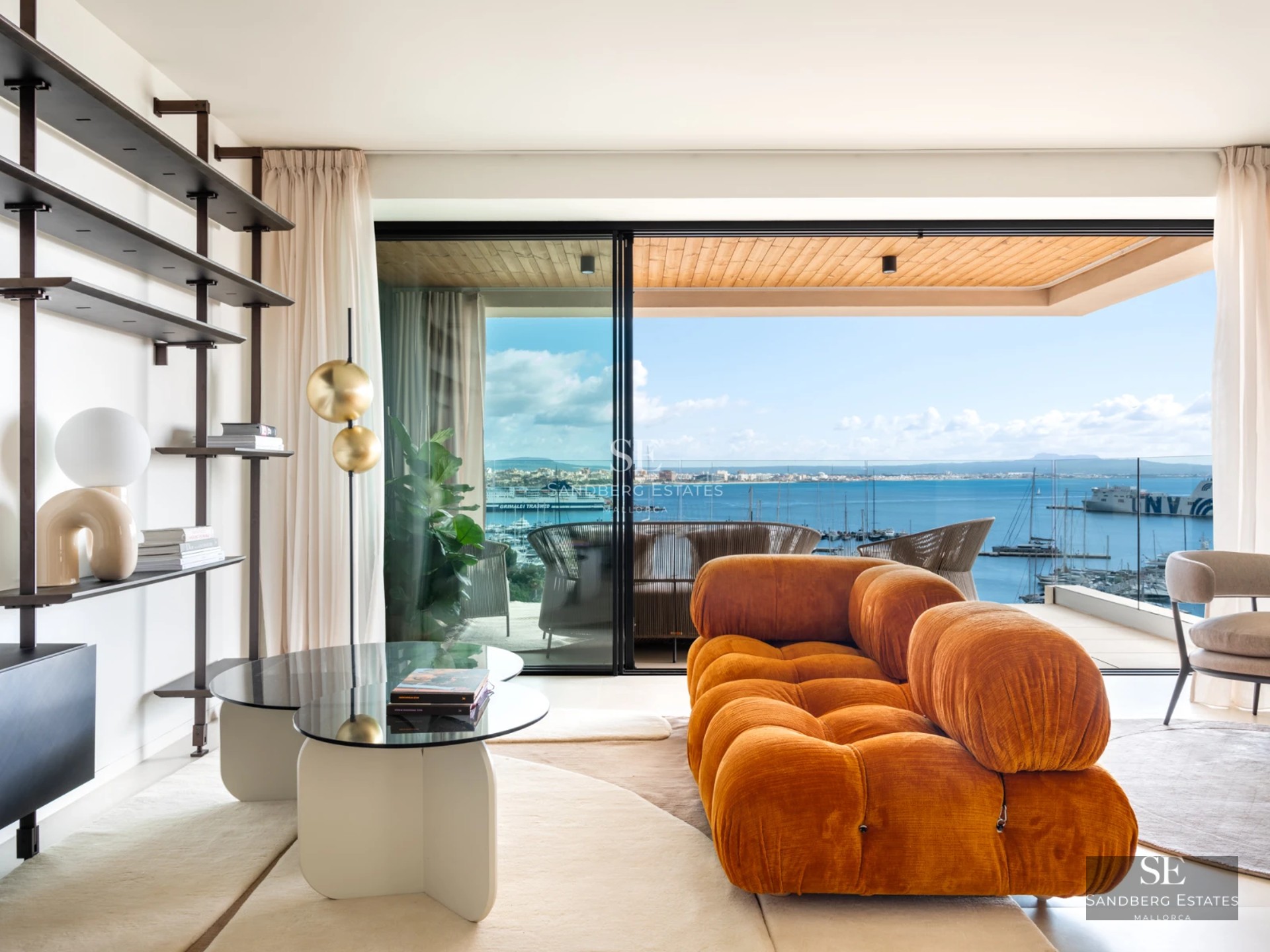 Exterior view of a modern villa with pool, large windows, and lush landscaping. Minimalist architecture with luxury touches.