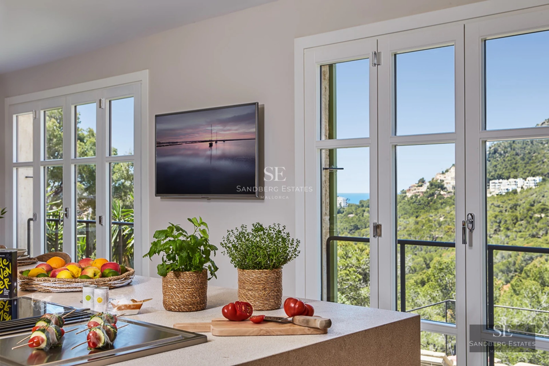 Spacious exterior with pool, sun loungers, and landscaped area. Modern and relaxing design for enjoying the outdoors.