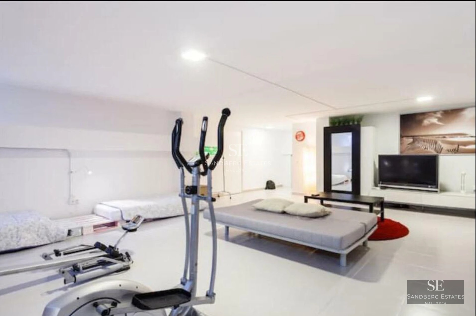 Expansive terrace with pool and panoramic views. Modern design with elegant finishes and high-end furniture.