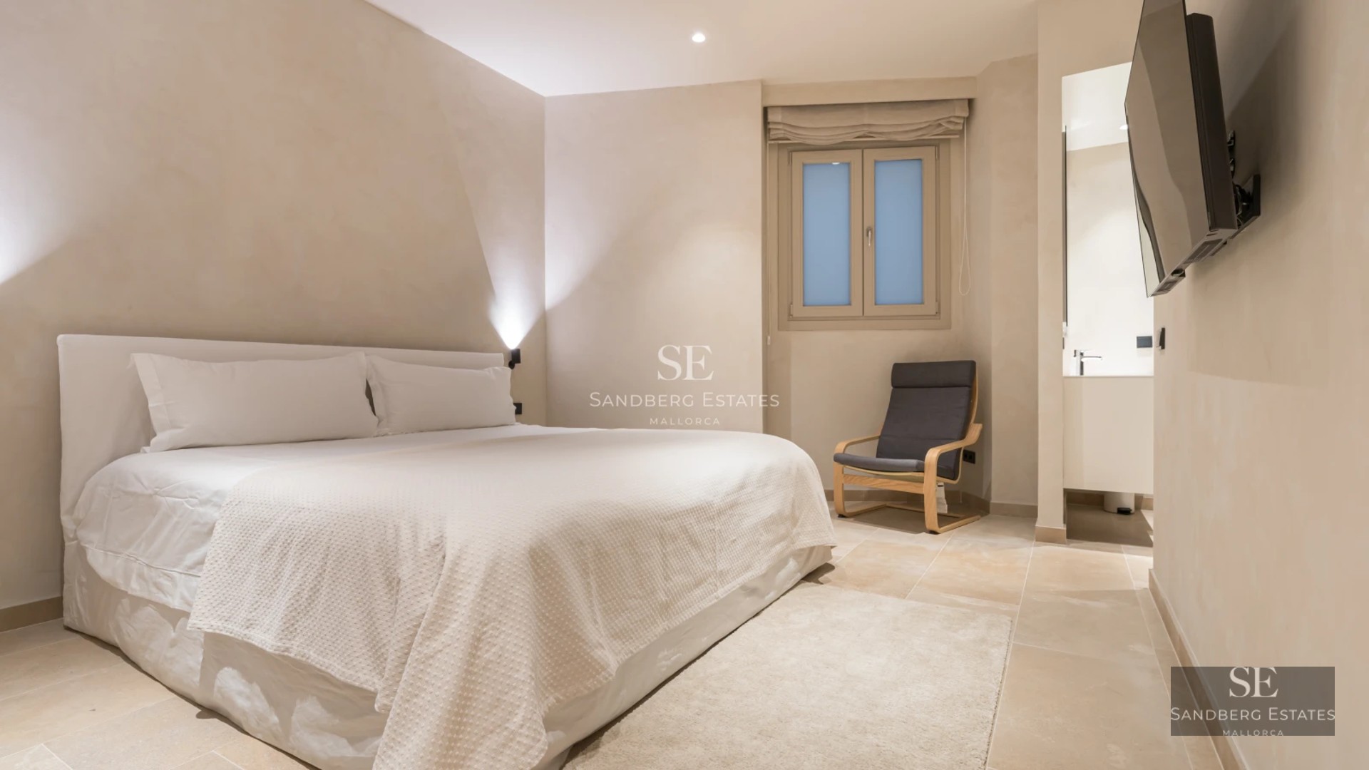 Exterior view of a modern villa with infinity pool, garden, and large windows. Minimalist architecture and serene environment.