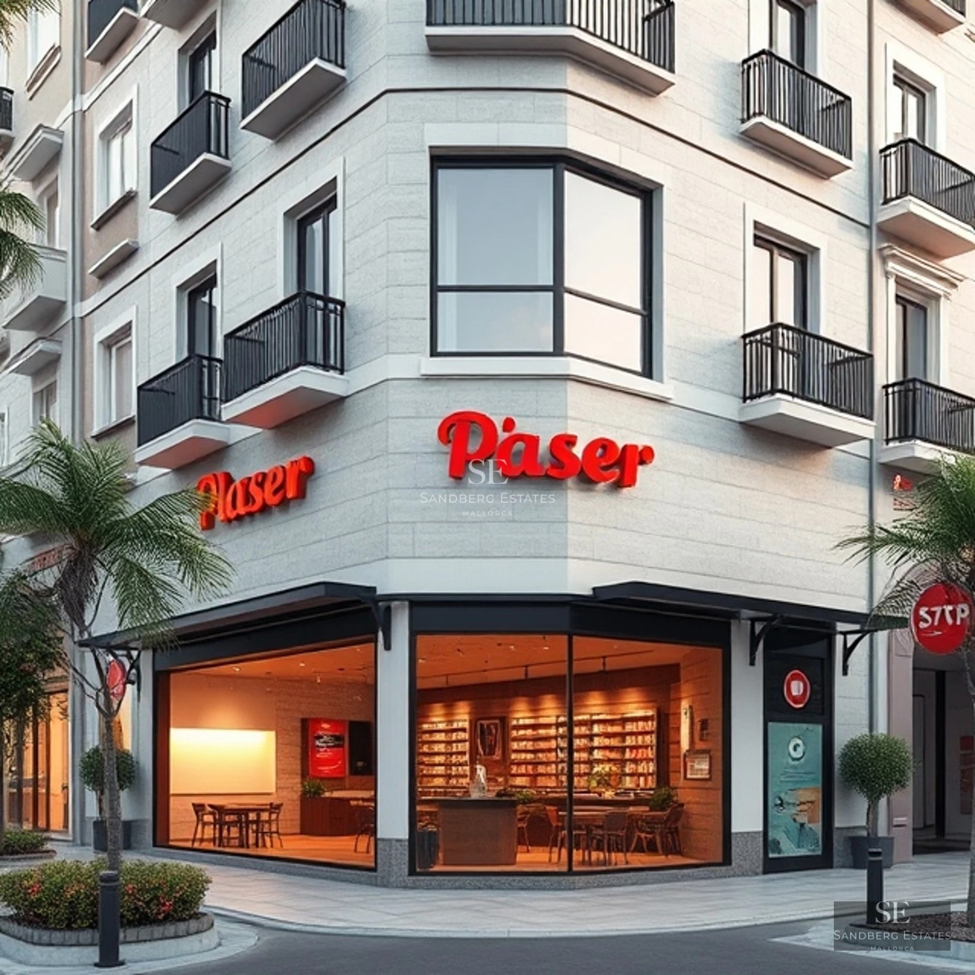 Expansive terrace with pool and panoramic views. Modern design, lounge chairs, and direct access to the interior. Natural lighting.