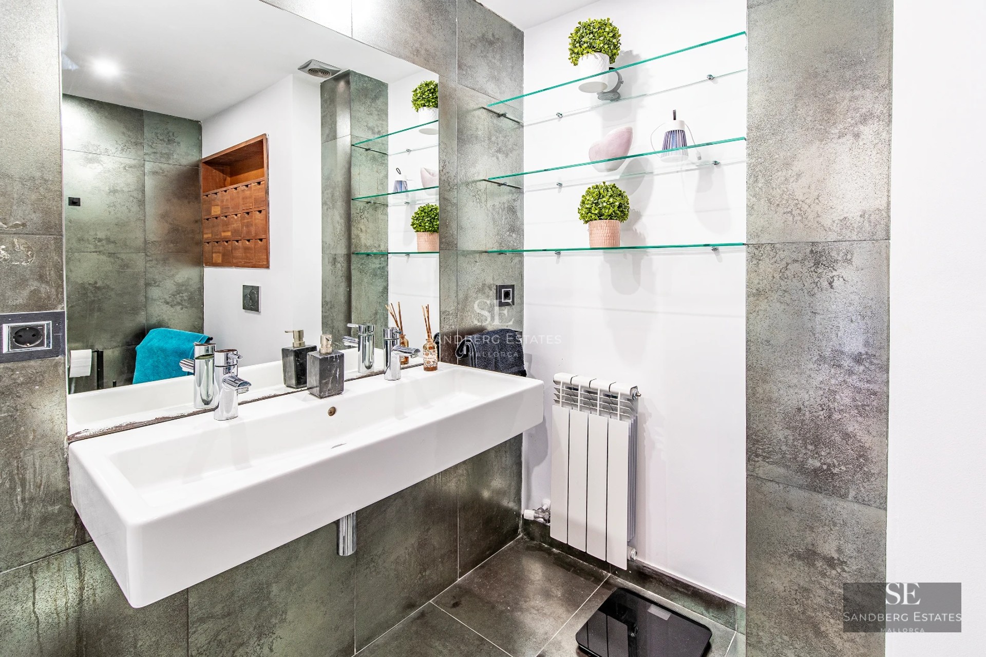 Exterior view of a modern villa with a pool, garden, and large windows. Minimalist architecture and landscaping design.