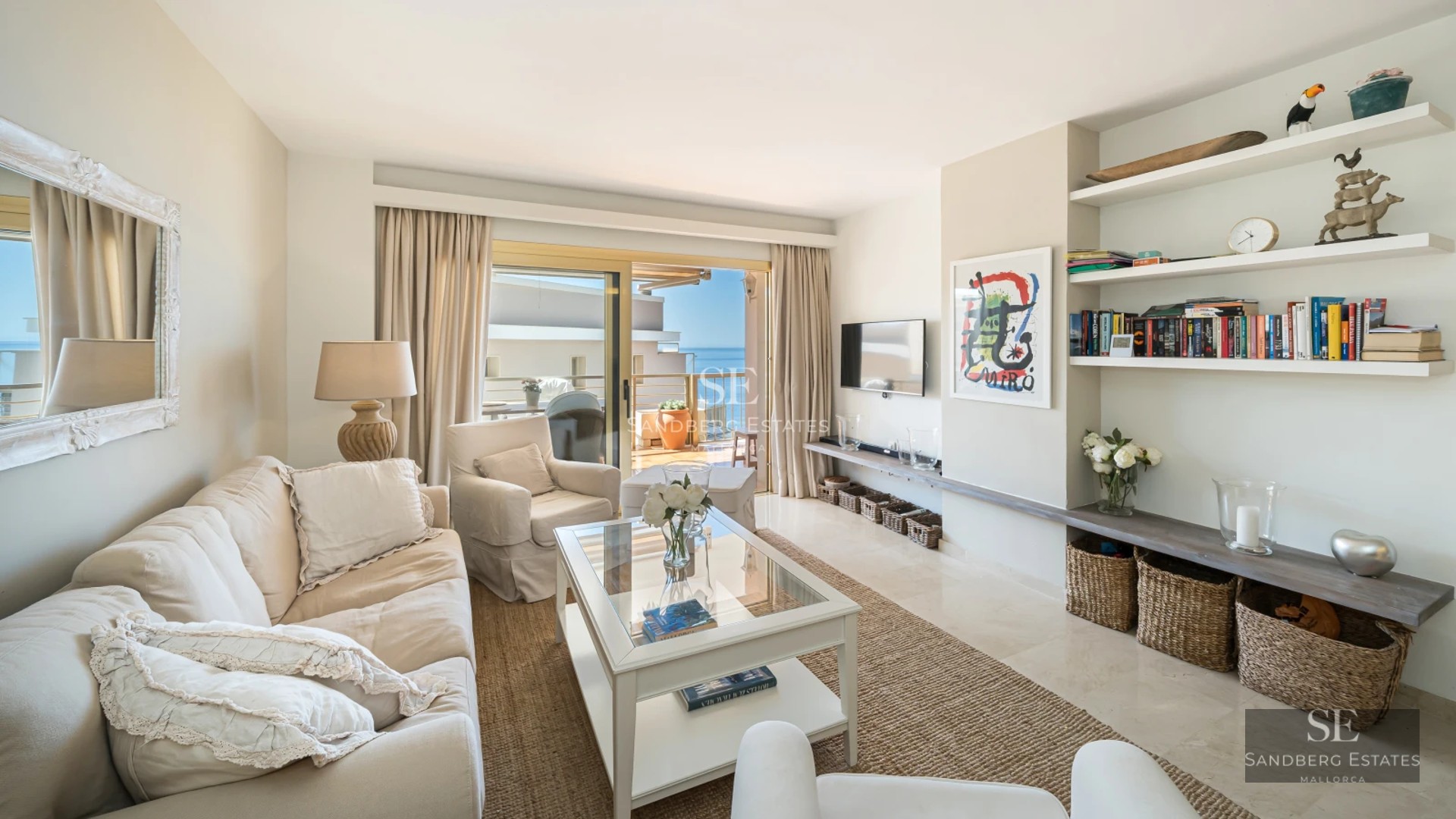 View of a luxurious modern villa with infinity pool, stylish loungers, and lush garden. Contemporary architectural design.