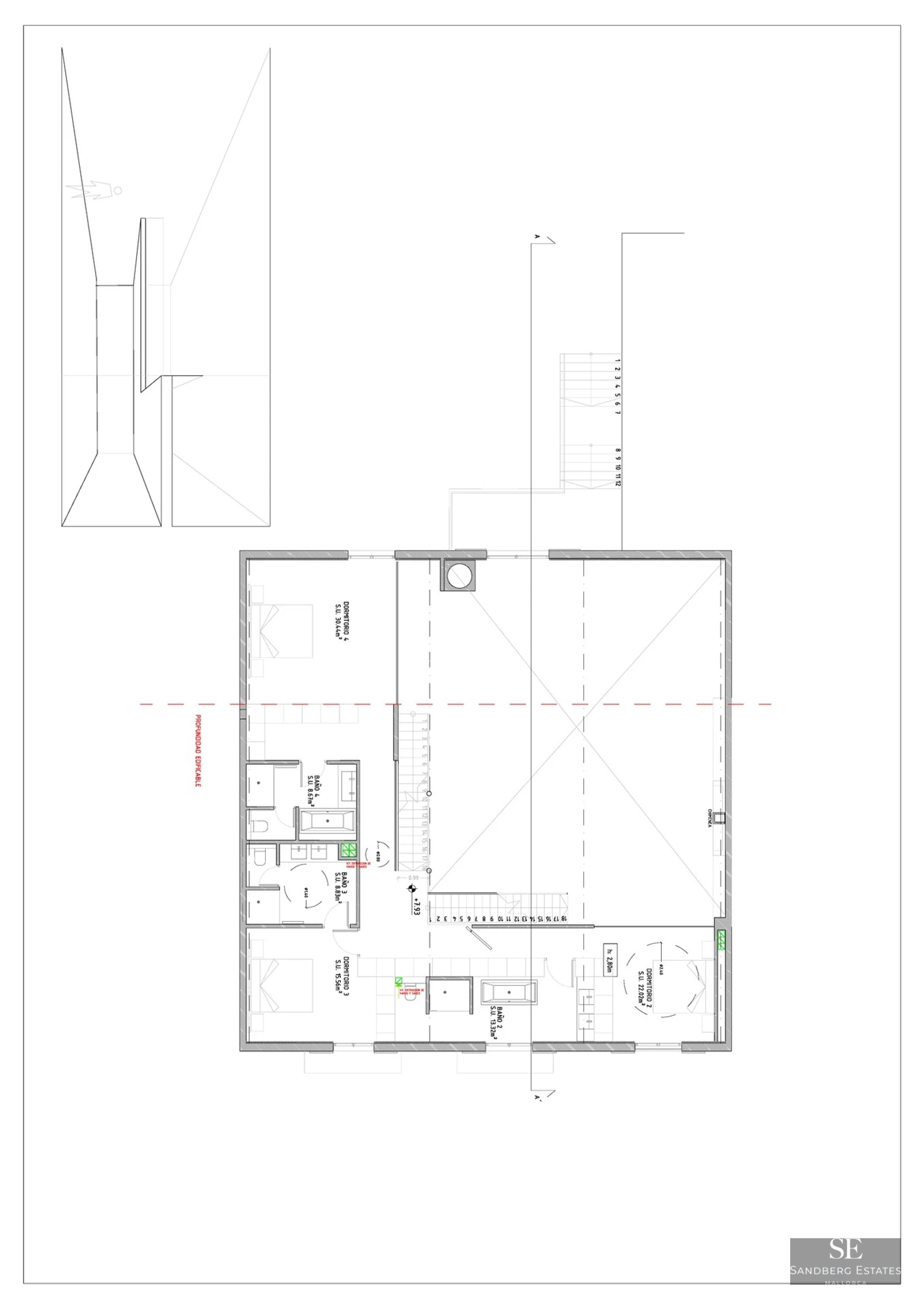 Exterior view of a modern villa featuring an infinity pool, large windows, and a garden. Minimalist architecture with high-quality finishes.