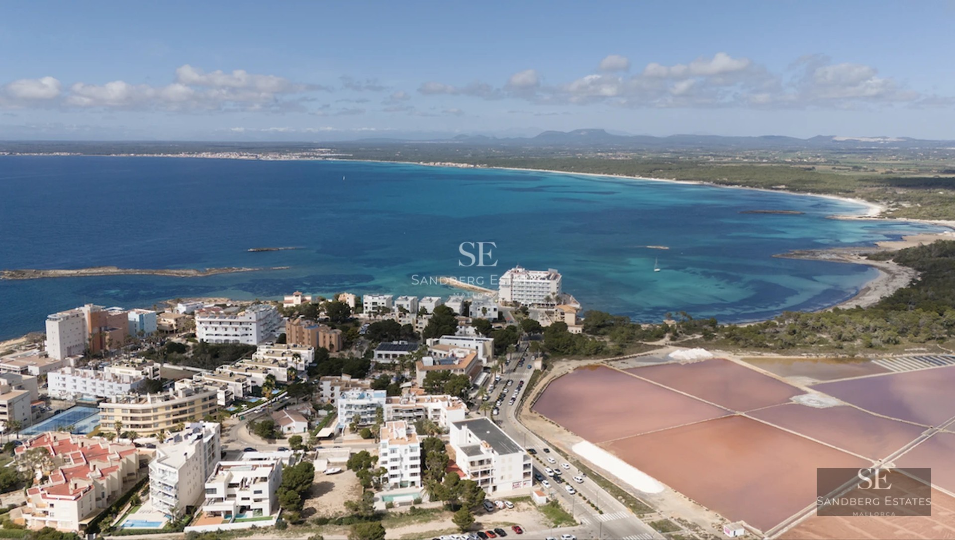 Spacious terrace with pool, sun loungers, and sea views. Modern and elegant design with high-quality materials.