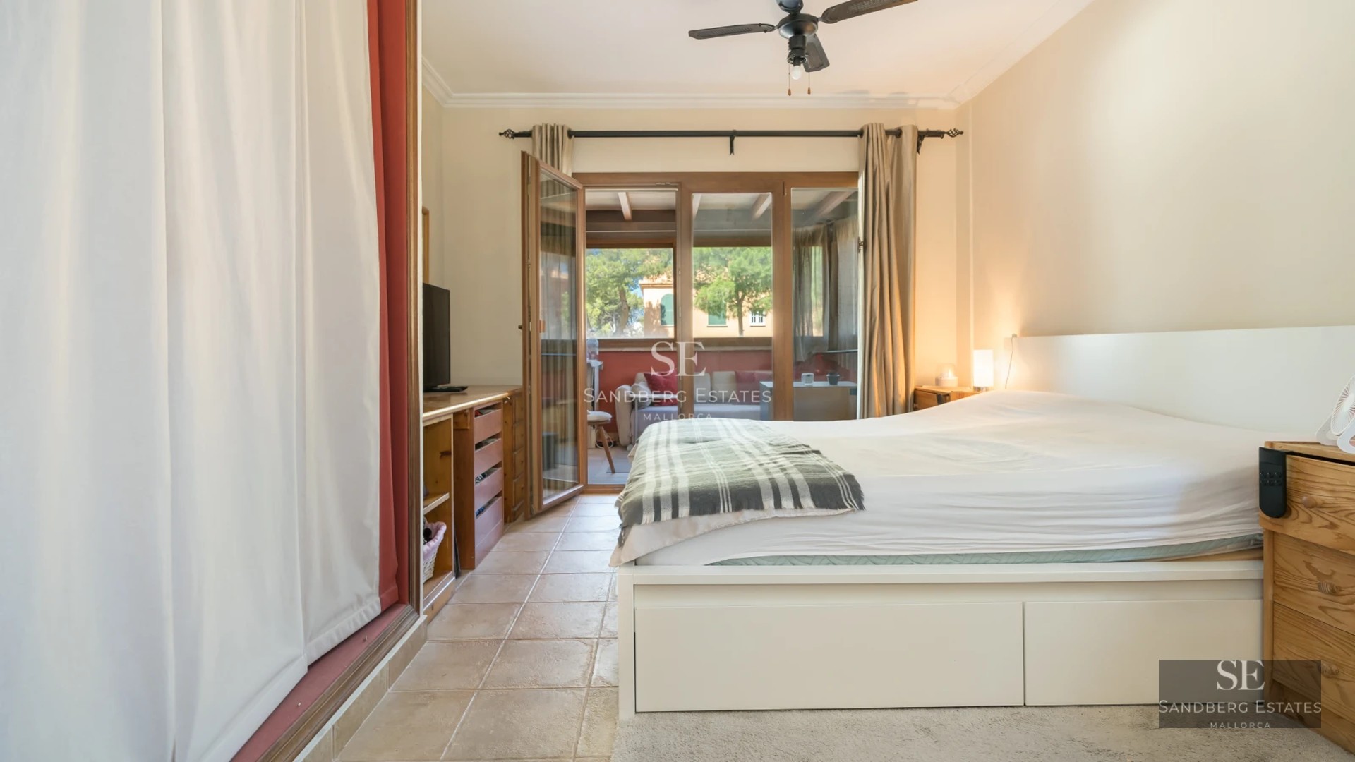 Exterior view of a modern villa with a pool. Sleek, minimalist design. Large windows and gardens. Soft lighting.