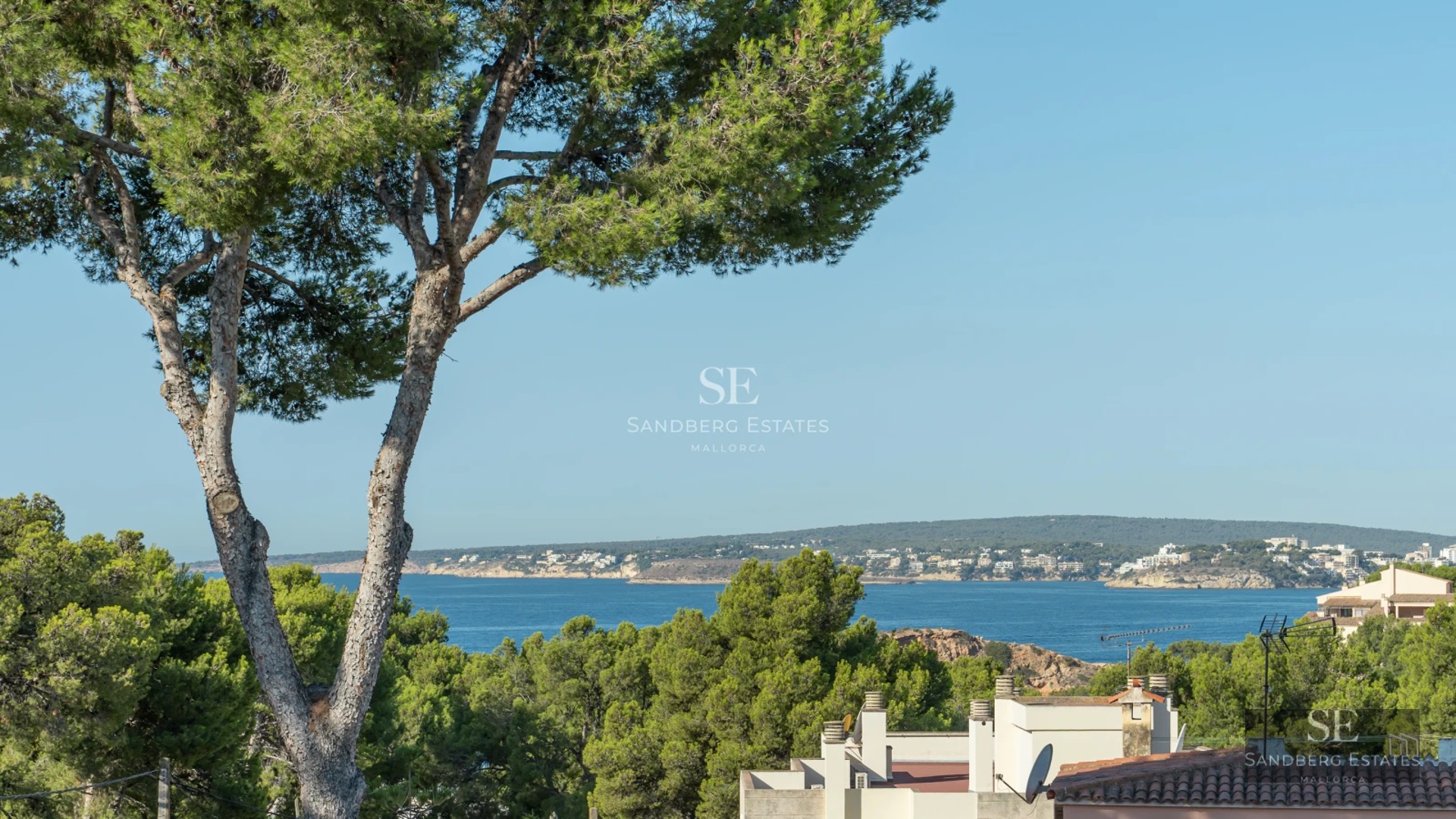 Modern facade with pool. Minimalist architecture, large windows, soft lighting, and impeccable landscaping.