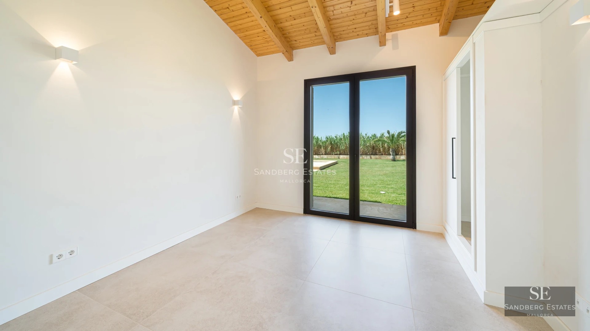 Expansive terrace featuring an infinity pool and panoramic views. Modern design with glass railing and stylish outdoor furniture.