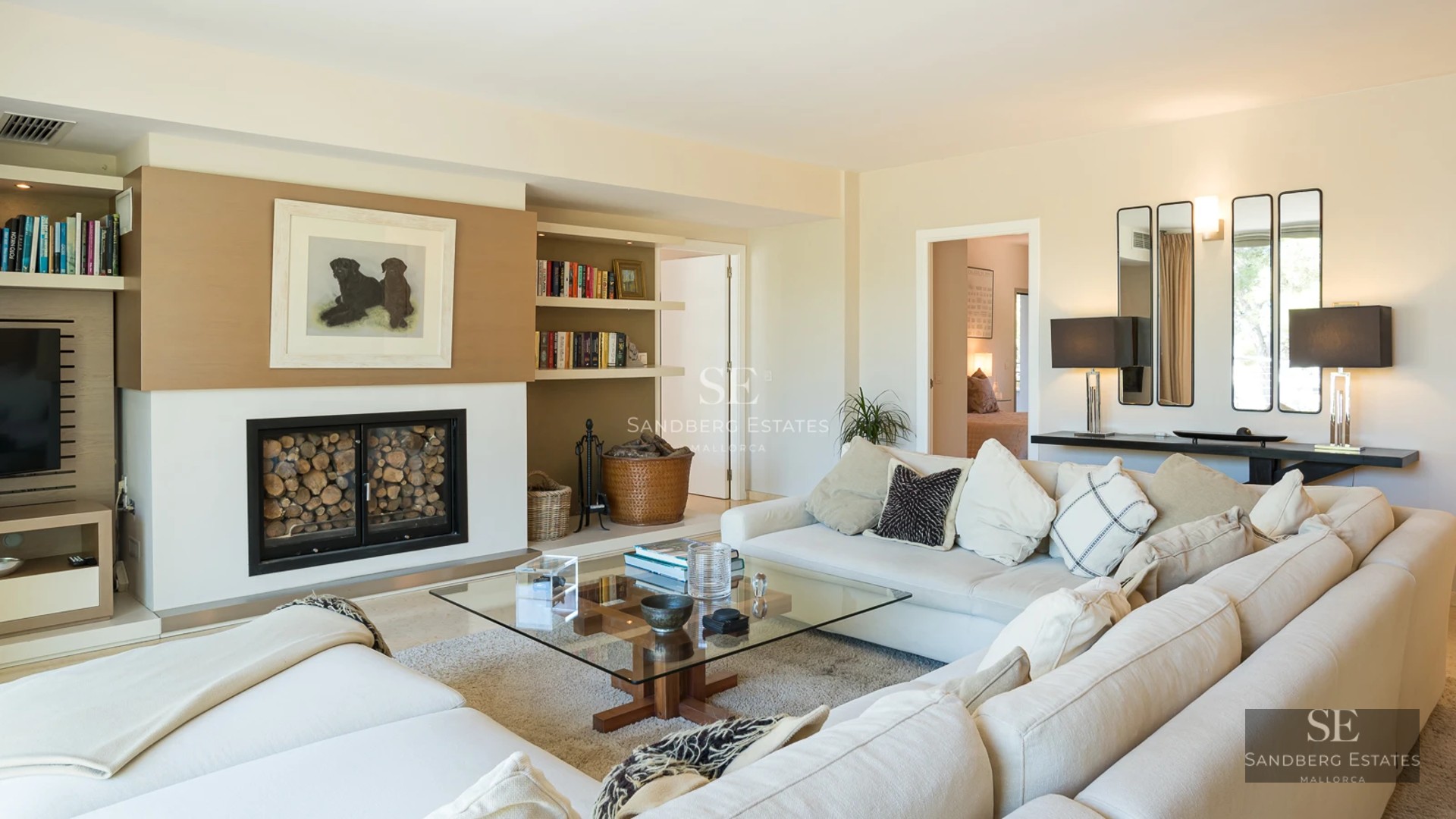 Exterior view of a modern villa with pool, garden, and spacious terraces. Minimalist design with ample natural light and high-end finishes.