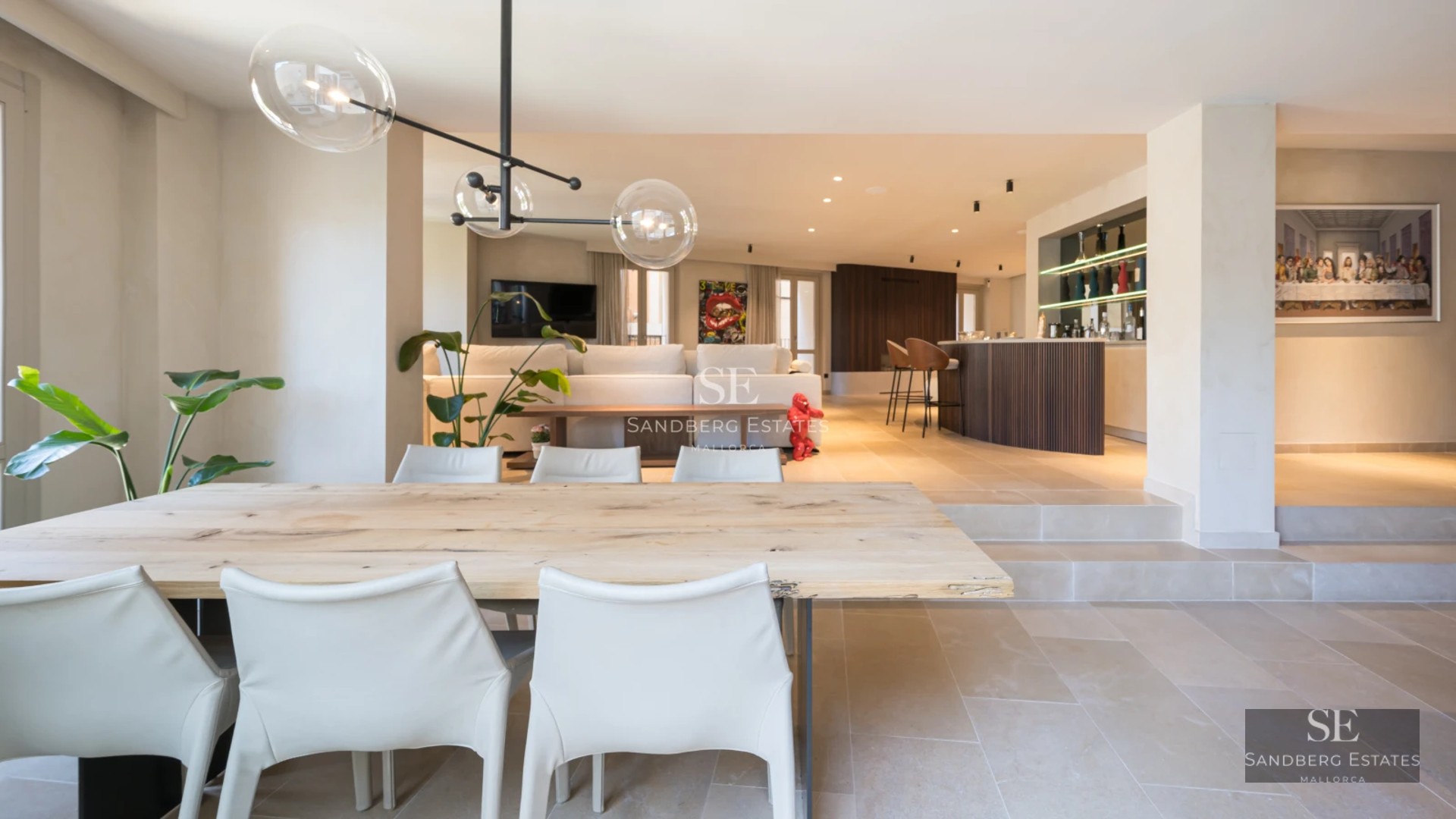 Modern exterior with reflective pool, elegant landscaping, and minimalist architecture. Soft ambient lighting.