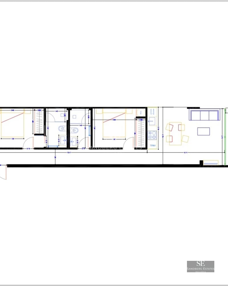 Spacious terrace with pool and panoramic views. Modern design, stylish furniture. Ideal for relaxation and entertaining.