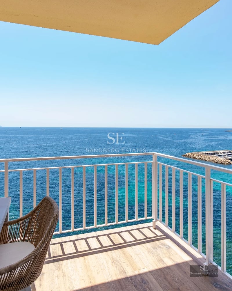 Exterior view of a modern house with a pool, terrace, and lush garden. Minimalist architectural design with large windows.