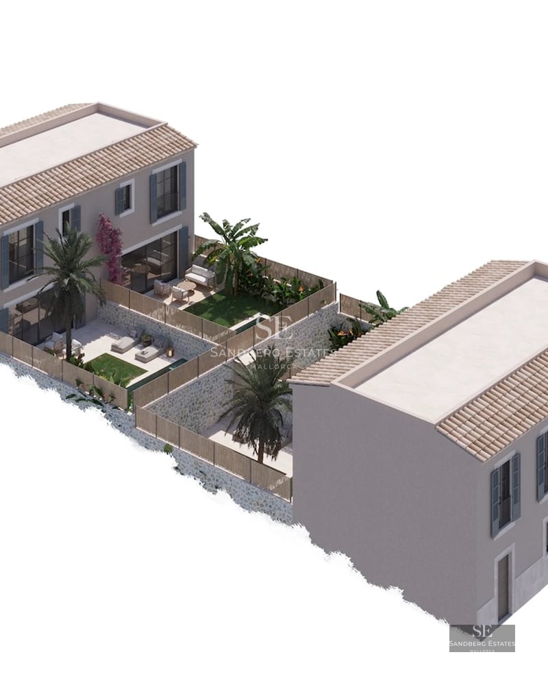 Spacious terrace featuring an infinity pool, sun loungers, and panoramic views. Modern design with high-quality materials and lush greenery.