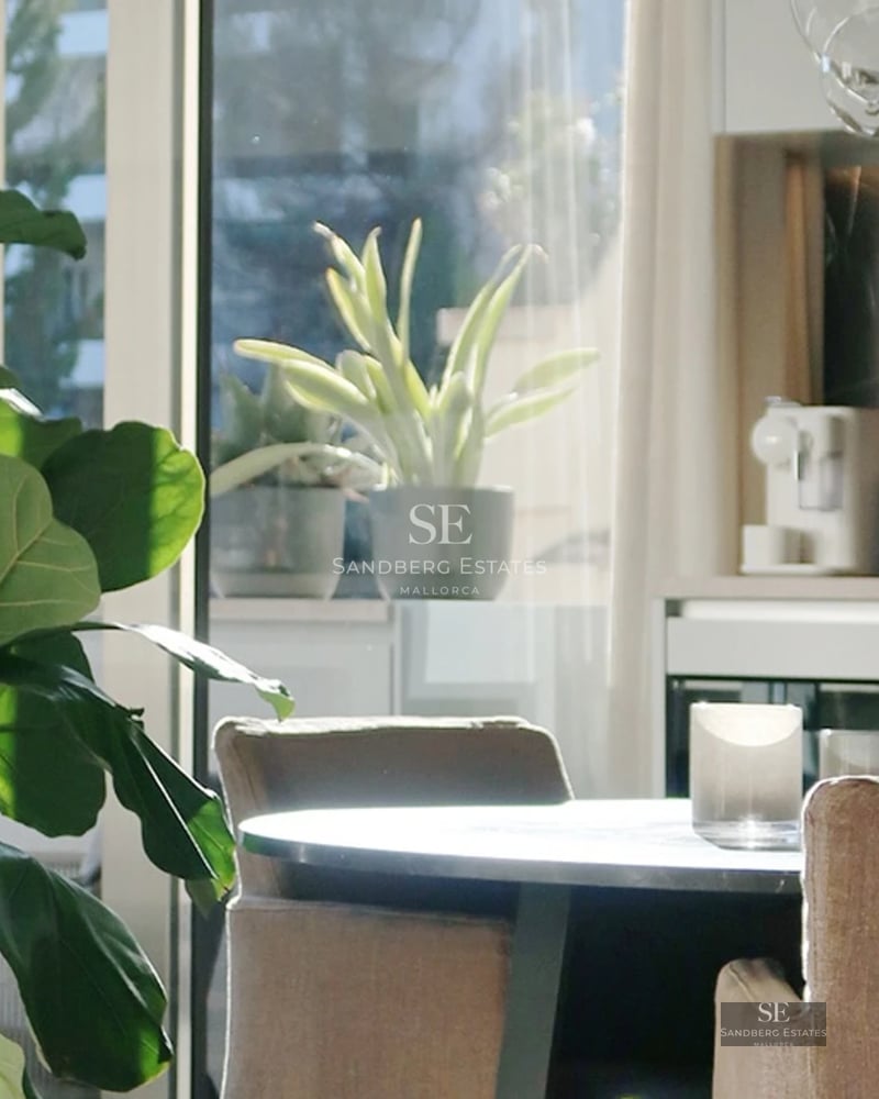 Exterior view of modern villa featuring infinity pool, lush vegetation, and contemporary architectural design. Natural lighting.