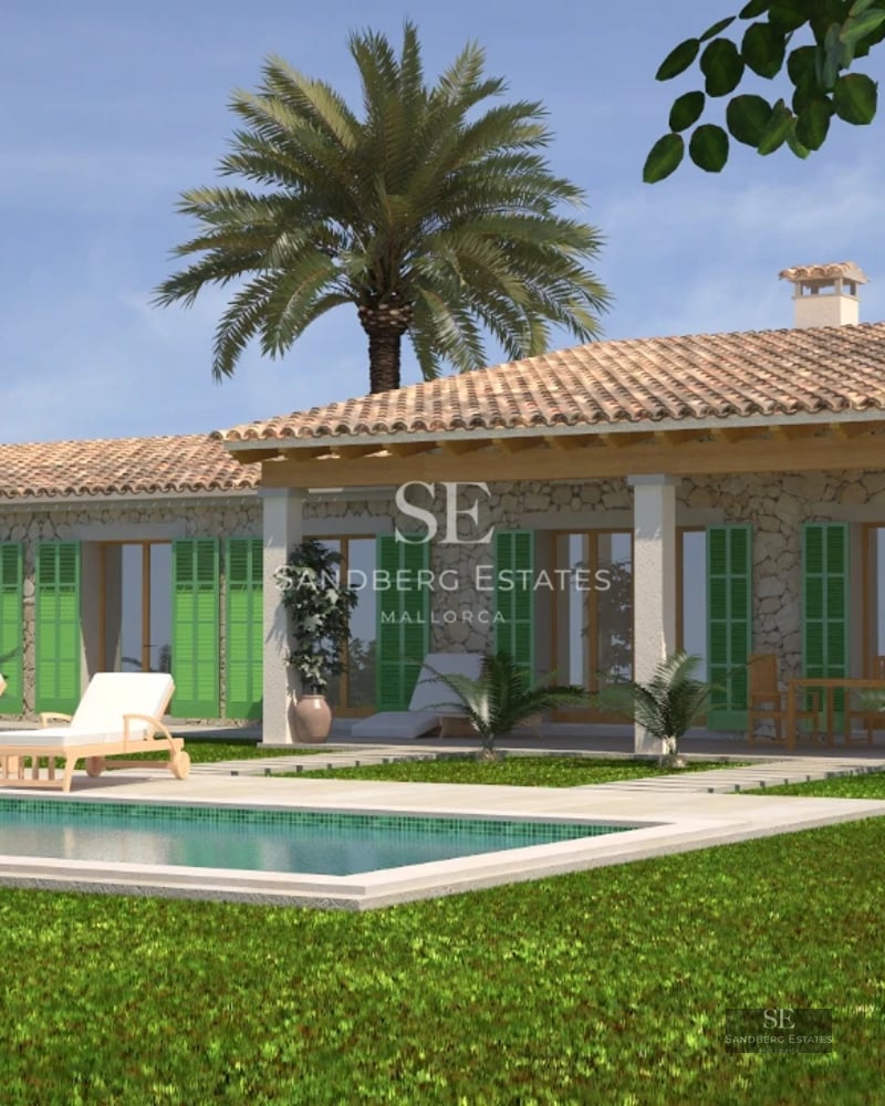 Exterior of modern villa with infinity pool, lush gardens, and expansive terraces. Avant-garde architectural design and luxurious finishes.