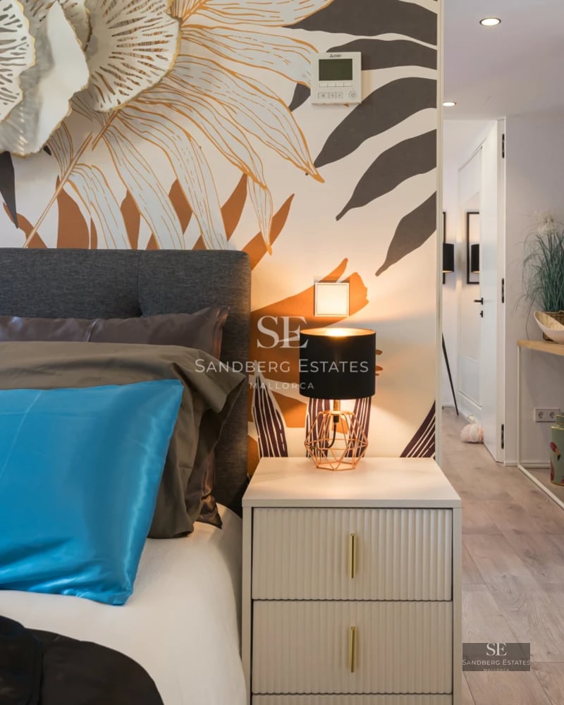 Pool view. Modern architecture, minimalist design, infinity pool, ambient lighting, and lush greenery.