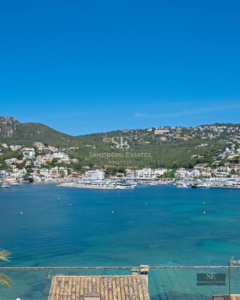 Exterior view of a modern villa featuring an infinity pool, lush garden, and minimalist architecture. Contemporary design and open spaces.