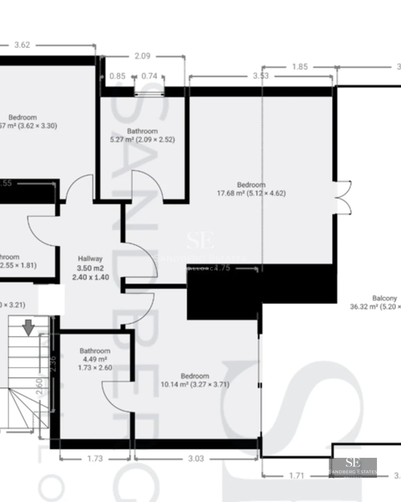 Modern terrace overlooking the sea. Minimalist outdoor furniture, glass railing, and wood flooring. Contemporary design and natural light.
