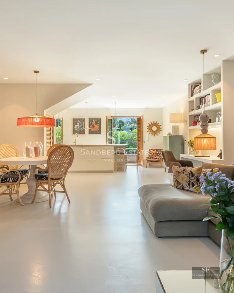 Expansive terrace featuring an infinity pool, panoramic views, modern design furniture, and elegant landscaping.