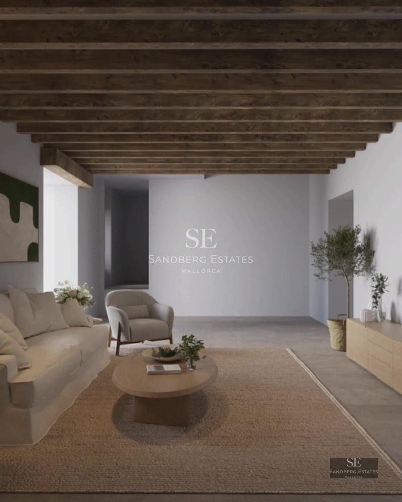 View of a modern villa featuring an infinity pool, surrounded by greenery. Minimalist architecture and contemporary design.