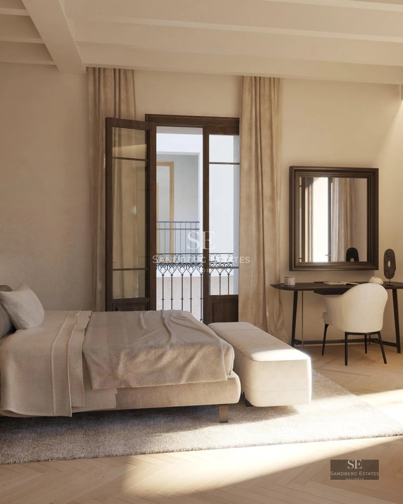 Exterior of modern villa with infinity pool. Minimalist design, expansive terraces, and lush gardens. Ambient lighting.