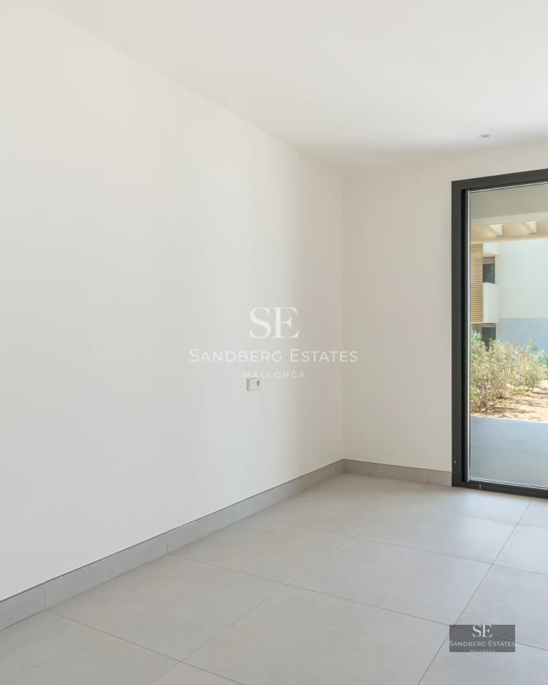 Spacious terrace with infinity pool, panoramic sea views, and designer furniture. Modern architecture with clean lines and luxurious finishes.