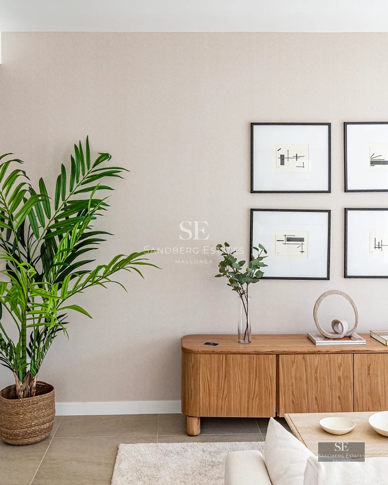 Spacious terrace with infinity pool, sun loungers, and panoramic sea views. Modern design with clean lines and high-quality materials.