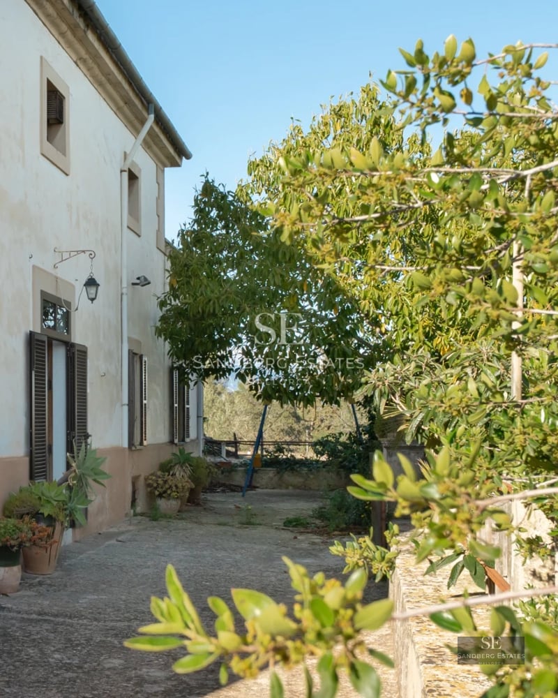 Spacious terrace with pool and panoramic views. Modern design with natural lighting. Elegant outdoor furniture and lush vegetation.