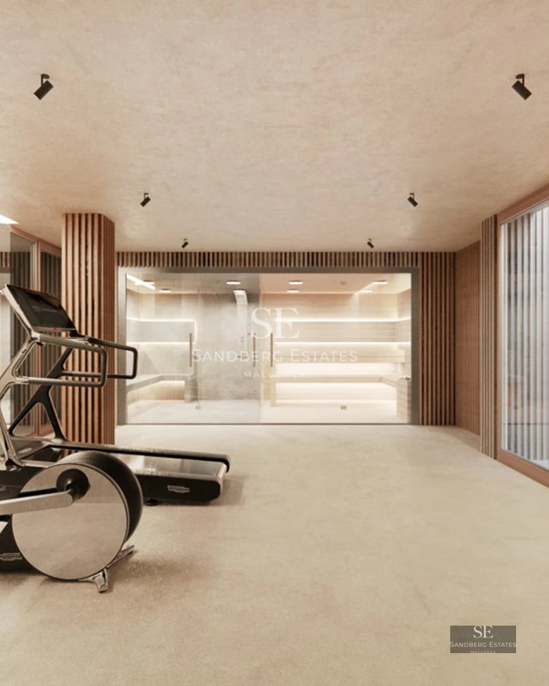 Modern home featuring an infinity pool, minimalist design, large terraces and lush garden. Natural lighting and panoramic views.