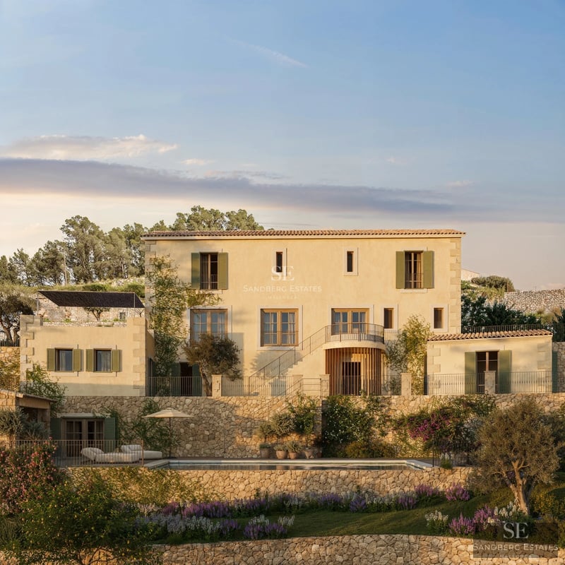 Expansive terrace with infinity pool, ocean views, and designer furniture. Modern elegance in a serene and exclusive setting.