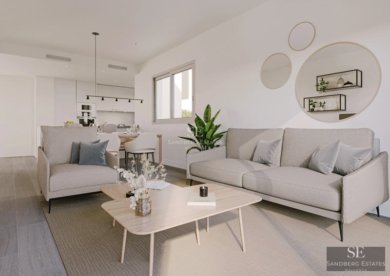 View of modern villa with pool. Minimalist architecture, large windows, and elegant exterior design. Lush vegetation.