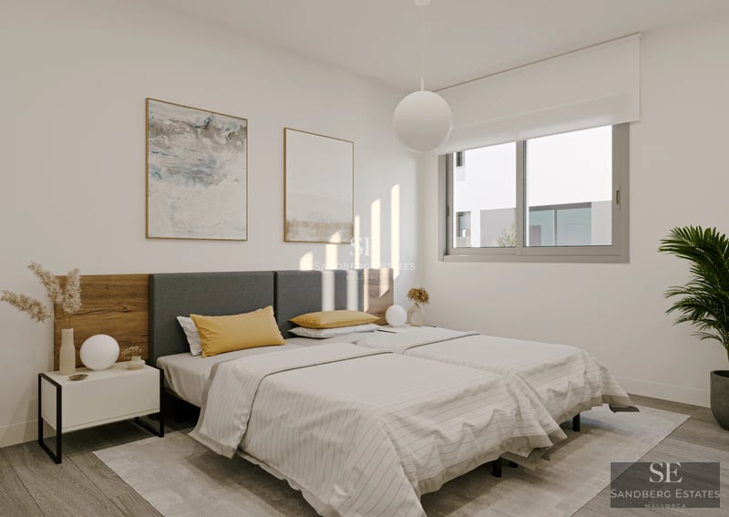 Expansive terrace with infinity pool, sun loungers, and panoramic sea views. Modern, elegant, and minimalist design.