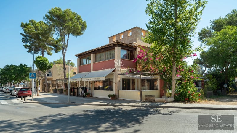 Spacious living room with floor-to-ceiling windows, natural light, light wood floors, and modern furniture. Garden and pool view.