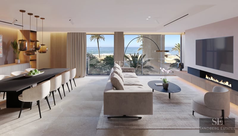 Utsikt över en modern infinitypool med glaskant och panoramautsikt. Minimalistisk arkitektur och elegant exteriördesign.