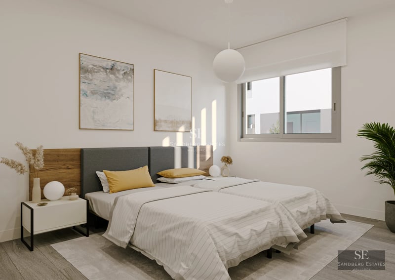 Expansive terrace with infinity pool, sun loungers, and panoramic sea views. Modern, elegant, and minimalist design.