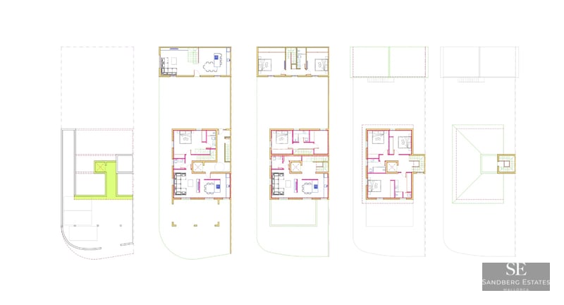 Spacious balcony with ocean view. Modern furniture, glass railing, wooden floor. Bright and elegant outdoor space.