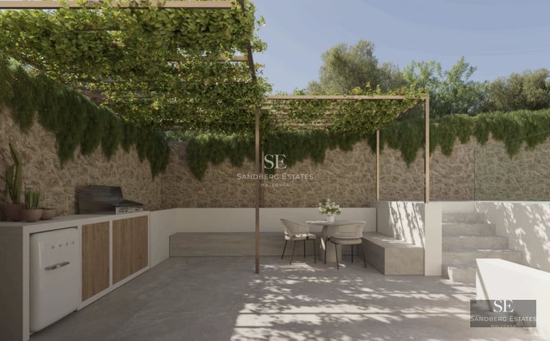 Spacious living room with panoramic sea views. Modern design, natural light, and high-quality finishes.