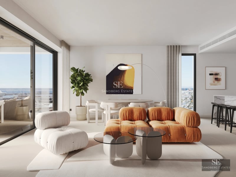 Exterior view of a luxury villa with an infinity pool. Large windows, modern design, and lush garden. Elegance and comfort.