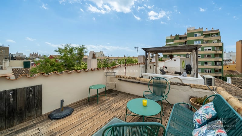 Exterior view of a luxurious house featuring a pool, well-maintained garden, and modern architecture. Natural lighting and serene ambiance.